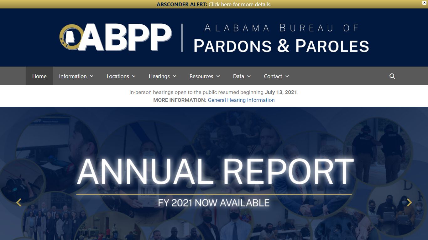 Home - The Alabama Bureau of Pardons and Paroles - Government Agency